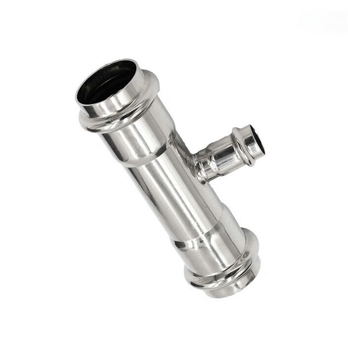 卡压式不锈钢管件：异径三通接头