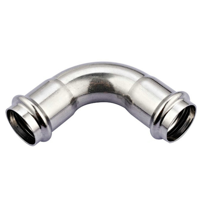 卡压式不锈钢管件:A型90°弯头