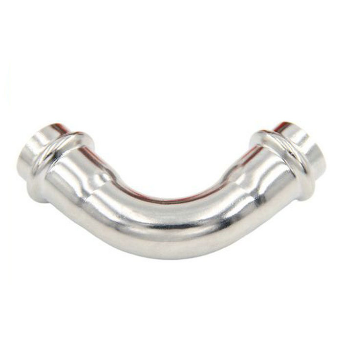 卡压式不锈钢管件：A型90°弯头