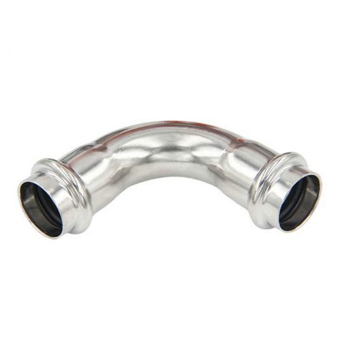 卡压式不锈钢管件：A型90°弯头