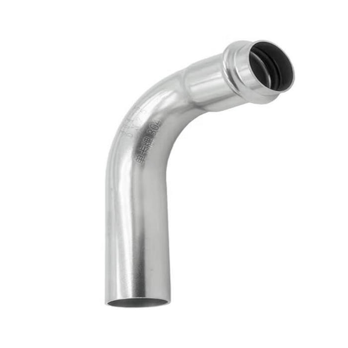 卡压式不锈钢管件：B型90°弯头