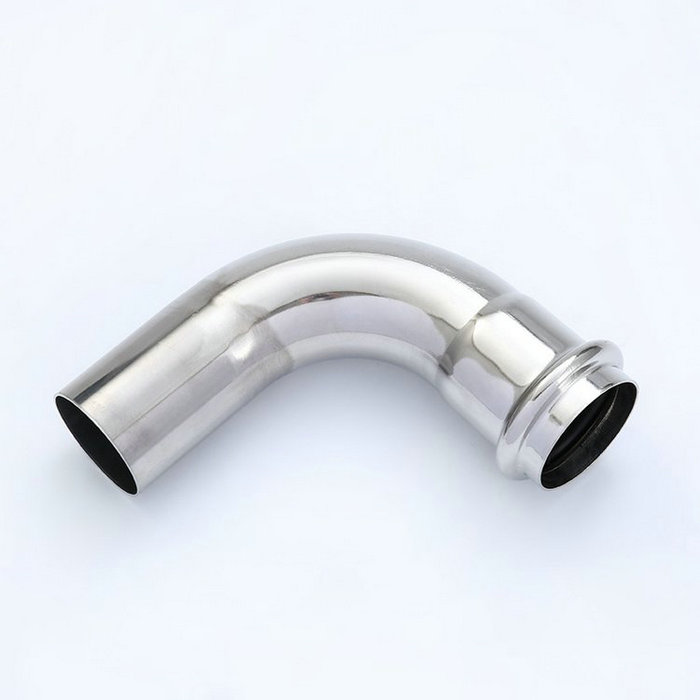 卡压式不锈钢管件：B型90°弯头