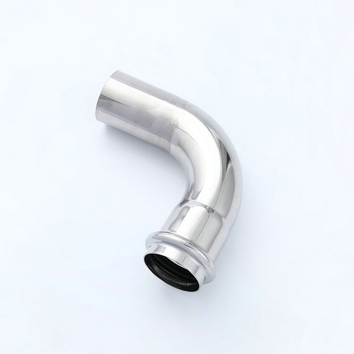 卡压式不锈钢管件：B型90°弯头