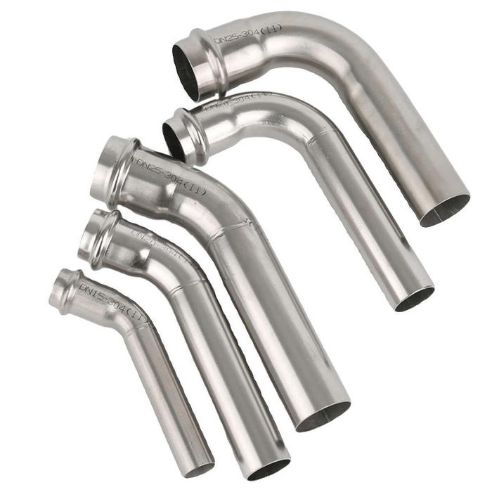 卡压式不锈钢管件：B型90°弯头