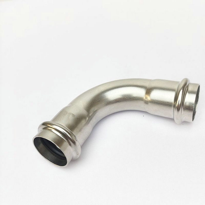 卡压式不锈钢管件：A型45°弯头