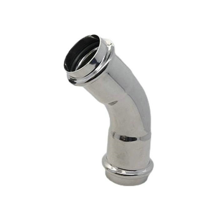 卡压式不锈钢管件:A型45°弯头