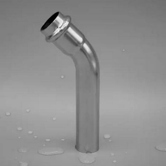 卡压式不锈钢管件：B型45°弯头