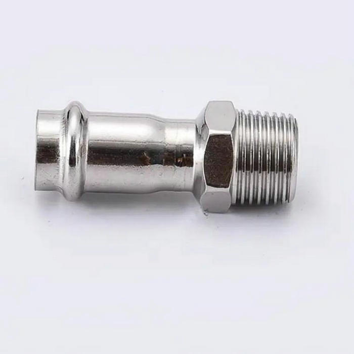 卡压式不锈钢管件：外螺纹转换接头