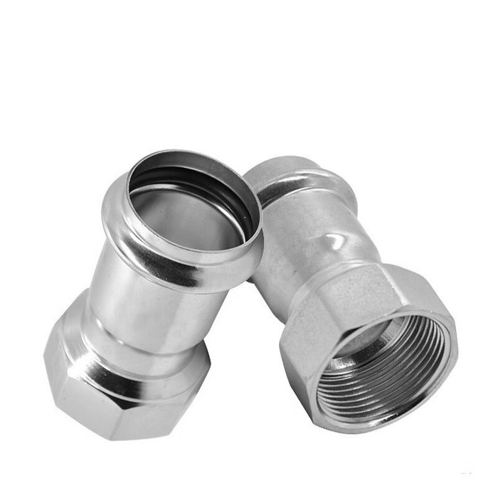 卡压式不锈钢管件：内螺纹转换接头