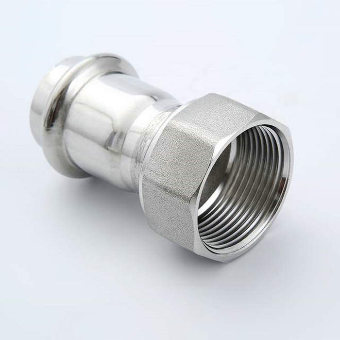 卡压式不锈钢管件：内螺纹转换接头