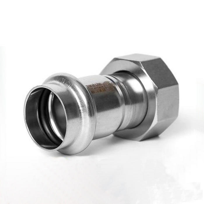 卡压式不锈钢管件：内螺纹转换接头