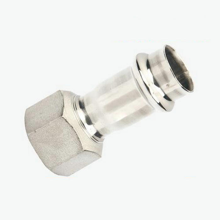 卡压式不锈钢管件：内螺纹转换接头
