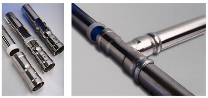 薄壁不锈钢管（环压）连接施工工艺标准