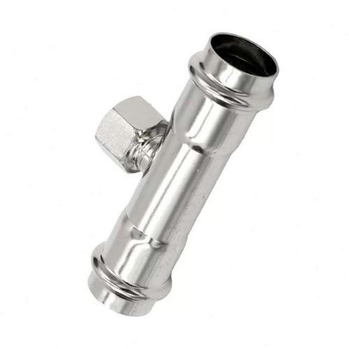 卡压式不锈钢管件：内螺纹三通转换接头