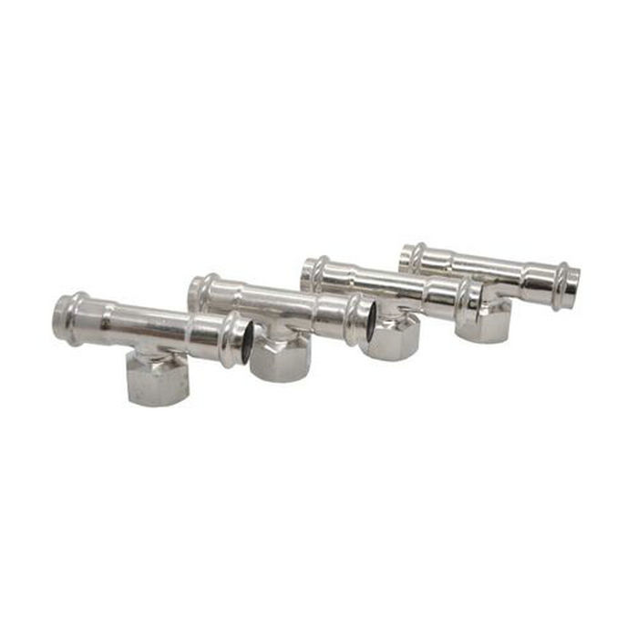 卡压式不锈钢管件：内螺纹三通转换接头