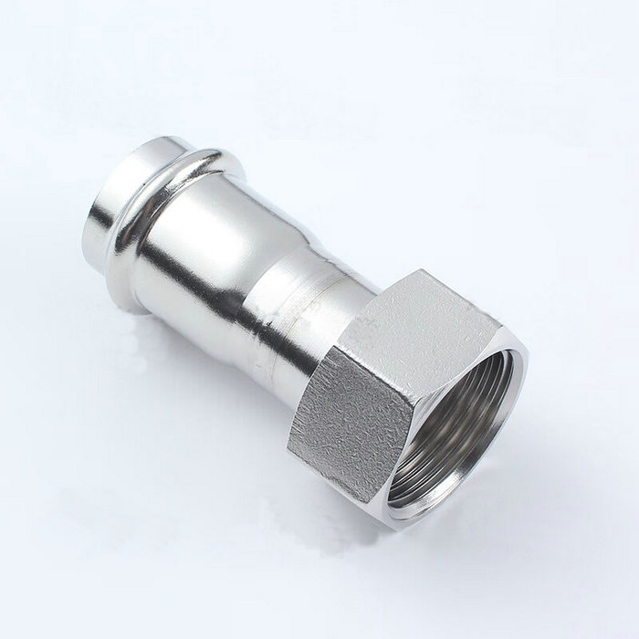 卡压式不锈钢管件（螺母活直接头）移动螺母转换接