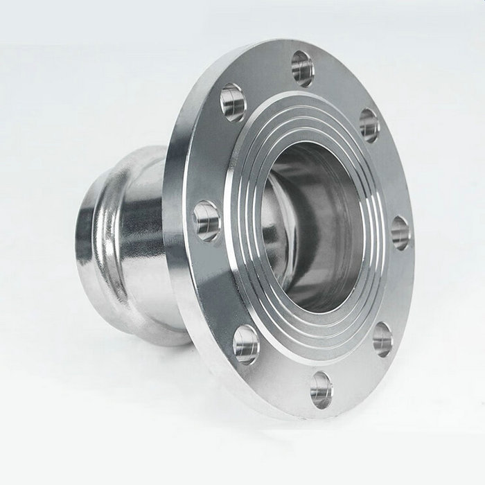 卡压式不锈钢管件：法兰转换接头FG2