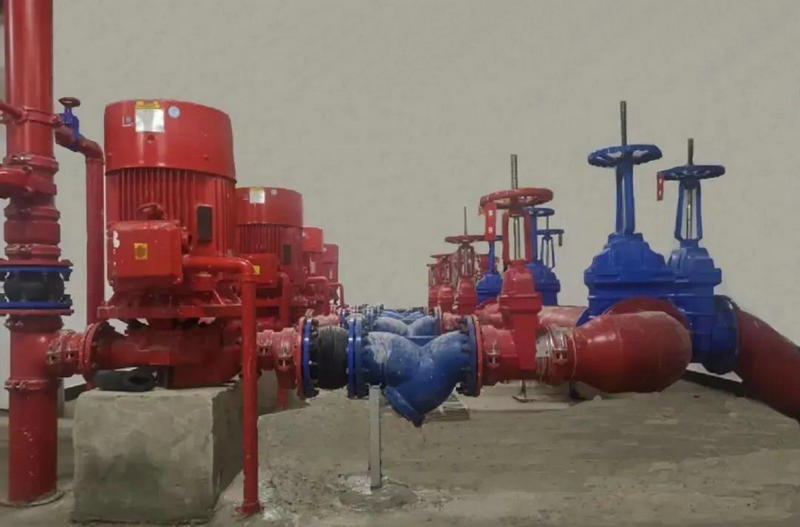 水泵安装图:进出口变径