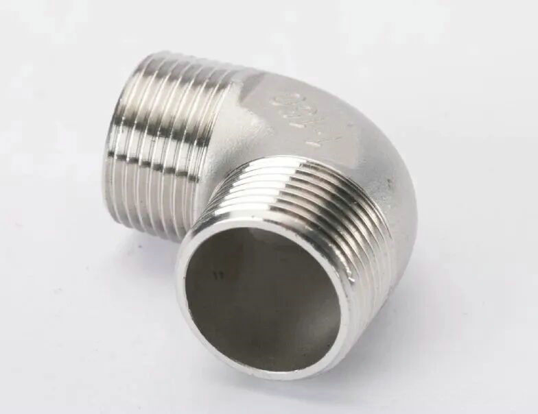 不锈钢连接管件：外丝弯头 