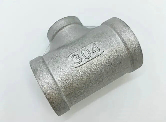 不锈钢连接管件：变径内丝三通 