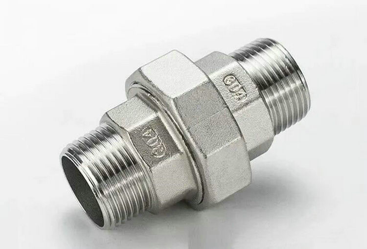 不锈钢连接管件：外丝活接 