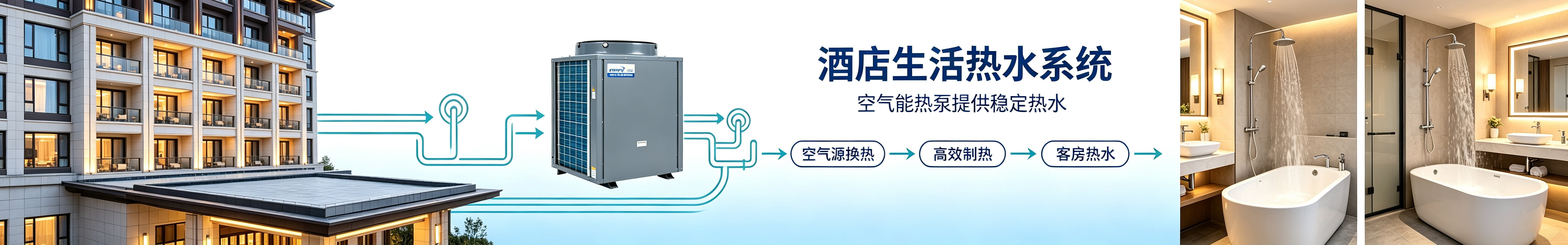 酒店空气能热水解决方案